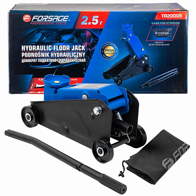 Домкрат подкатной гидравлический ''Компакт'' 2,5 т, 135-395 мм, для кроссоверов и микроавтобусов Forsage F-TR20005