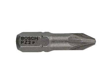 Бита крестообразная PZ2 25 мм Extra Hart, 1/4" Bosch 2607001561