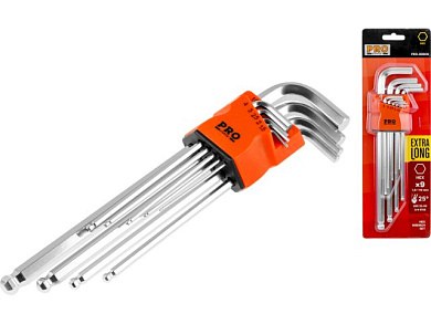 Набор ключей HEX экстрадлинных с шаром шестигр. 1,5-10 мм 9 пр PRO STARTUL PRO-89609