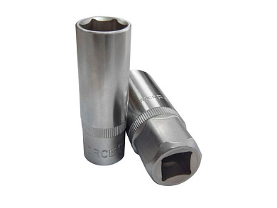 Головка свечная 14 мм, 3/8'', 12-гр., L-65 мм RockForce RF-807314