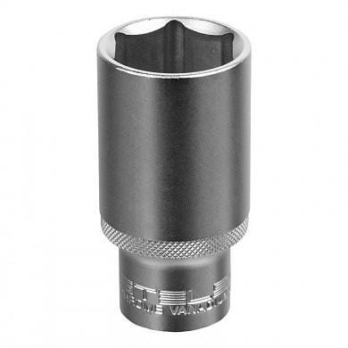 Глубокая торцевая головка 32 мм. 6-гр., CrV, 1/2" Stels 13886