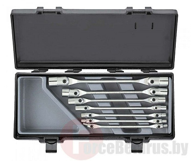 Набор торцевых шарнирных ключей Е-профиль Е4-Е24 7 пр. Force 5075