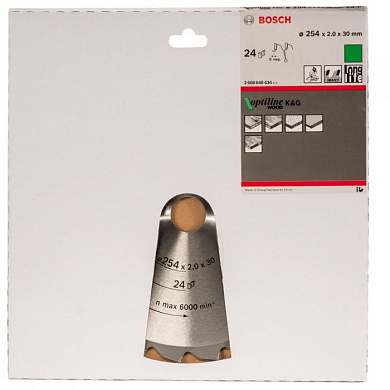 Пильный диск Optiline Wood 216х30 мм Z48 BOSCH 2608640641