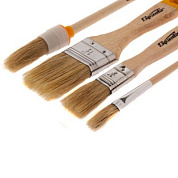 Набор кистей, 4 шт, плоские 3/4'', 1/5''; круглые №1, №2 Sparta 841135