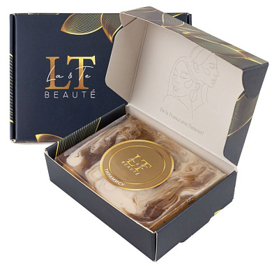 Мыло твердое ручной работы с добавлением эфирных масел ''Тирамису'' La and Te beaute LT-6167(+ уп)