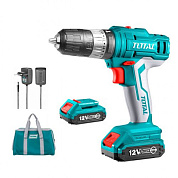 Дрель-шуруповерт аккумуляторная ударная TOTAL TIDLI1222