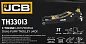 Домкрат подкатной гидравлический 3 т, 75 - 505 мм JCB JCB-TH33013