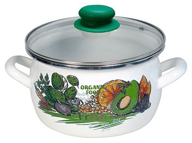 Кастрюля 2,5л (сфера) "Авокадо" Сантэкс 1-2425112(Бл)(АВ)