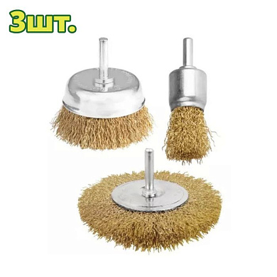 Набор проволочных щеток DYLLU DTCE6402 (3шт)