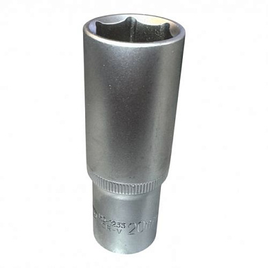 Головка торцевая 1/2" 6-гр 20 мм L76 мм CrV H-D HD-1233