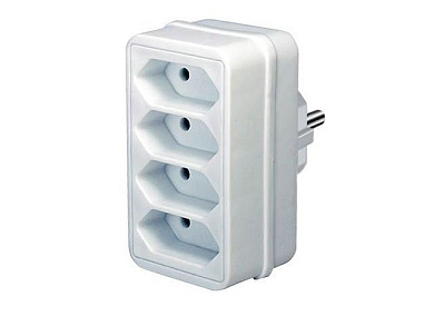 Переходник-разветвитель Brennenstuhl 1508040