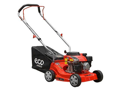 Газонокосилка бензиновая (3.5 л.с., шир. 40 см, ручной привод, пластик. корпус, травосборник 40 л) ECO LG-435