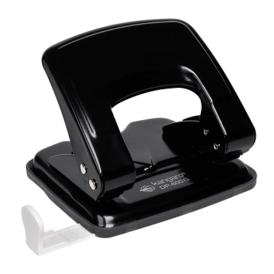 Дырокол Kangaro "DP-600G", 22 листа, черный