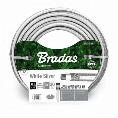 Шланг поливочный NTS WHITE SILVER 3/4'' 30 м Bradas WWS3/430