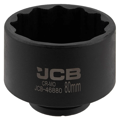 Головка ударная 3/4'' 80 мм 12-гр JCB JCB-46880
