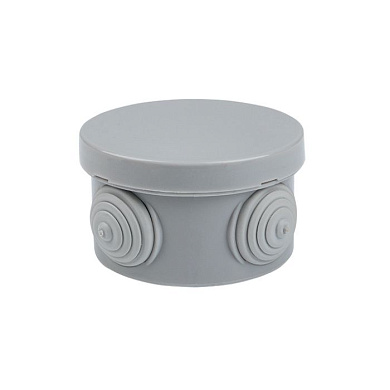 Коробка распределительная КМР-040-038 с крышкой наружная (65х40) 4 мембранных ввода IP54 розничный стикер EKF PROxima plc-kmr-040-038-r