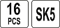 Нож с набором лезвий для точных работ 16 пр. Yato YT-75370