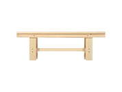 Лавочка разборная, 120х33х43 см, липа Банные штучки 34002