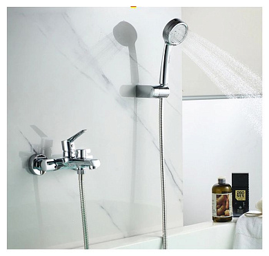 Смеситель для ванны, латунь, хром Ledeme L3269