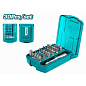 Набор бит 1/4" SL, PH, PZ, Hex, Torx, Square Socket 30 пр. TOTAL TACSD10306