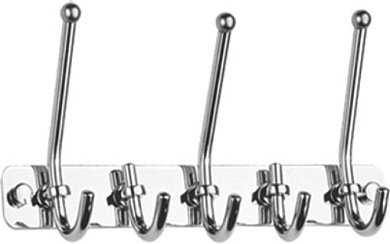 Крючок-вешалка, сталь, хром Ledeme L201-5