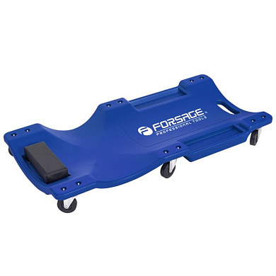 Лежак для автослесаря пластиковый на 6 колесах Forsage F-9U0311P36-1