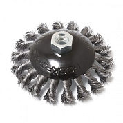 Кордщетка дисковая ''получаша'' стальная, витая для УШМ RockForce