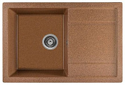 Мойка кухонная из мраморной крошки, терракот, B27-23 Gerhans