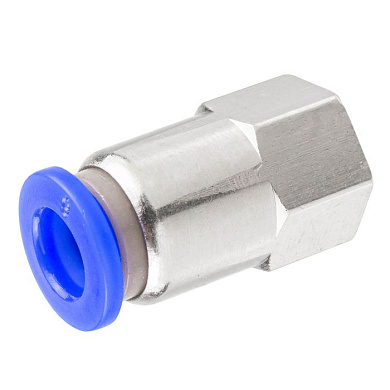 Фитинг для пластиковых трубок 6 мм-внутренняя резьба 1/8'' Forsage F-SPCF06-01