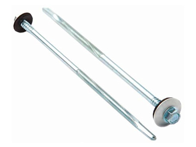 Саморез для сэндвич-панелей 6.3/5.5х280 мм цинк, 500 шт в коробе STARFIX SM-39090-500