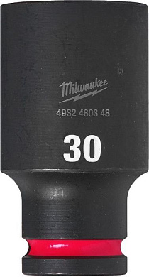 Ударная головка 30 мм 1/2" Shockwave Milwaukee 4932480348