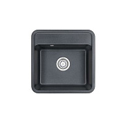 Мойка кварцевая, квадратная, ST-5001, 500*500мм, графит, Granula 106497