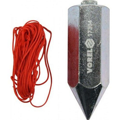 Отвес строительный со шнуром 300 гр. Vorel 17304