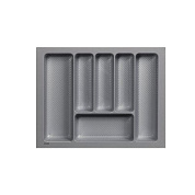 Лоток для столовых приборов 600 LINER 540*430, серый AKS 117224