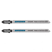 Полотна для электролобзика по дереву, 2 шт, (3160-T101AI) Gross 78264