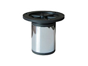 Опора мебельная круглая, хром Starfix