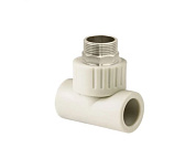 Тройник ПП комб. нар. 25х1/2", сер. РосТурПласт 10997