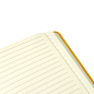 Блокнот "1818-16", А5, 96 листов, на резинке, желтый