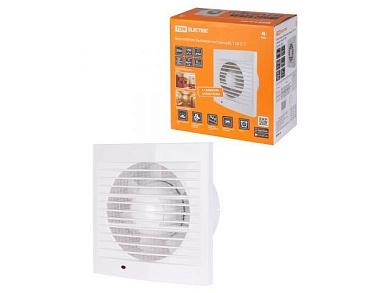 Вентилятор бытовой настенный, 120 С-Т, таймер, белый, TDM TDM SQ1807-2002
