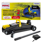 Домкрат подкатной гидравлический 2 т, 135-310 мм WMC TOOLS WMC-TA820011