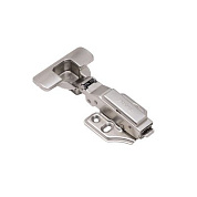 Петля накладная с доводчиком 45мм h0 clip-on, саморезы, заглушки, д/фасадов до 28мм, упак 2 шт., PRIME by AKS 112604