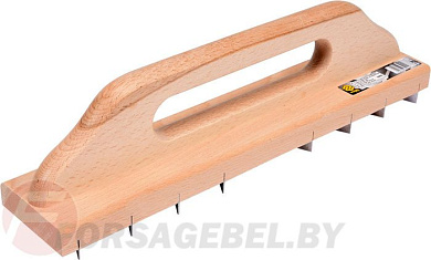 Рубанок по газобетону 80х400 мм деревянный Vorel 05830