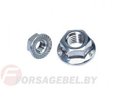 Гайка с фланцем, оцинкованная, кл.пр. 6 DIN 6923 Starfix