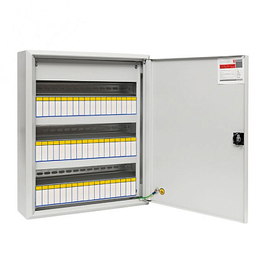 Щит распред, навесной ЩРН-54 пласт, замок (480х400х120) IP31 EKF PROxima mb21-54n