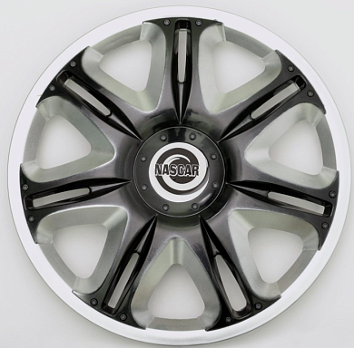 Колпак декоративный автомобильный Наскар Super Black 14" (4 шт) Star S14261