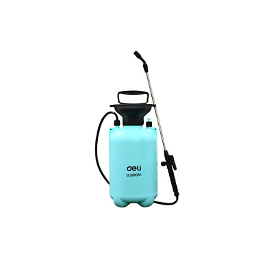 Опрыскиватель садовый помповый "Deli" , 5 л, голубой, черный