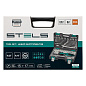 Набор инструментов 1/4''&1/2'' CrV 82 пр. 12-гр. Stels 14117