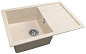 Мойка кухонная из мраморной крошки, бежевый, B27-20 Gerhans