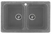 Мойка кухонная из мраморной крошки, графит, C02-24 Gerhans