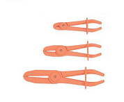 Набор плоскогубых щипцов с фиксатором для пережима шлангов 3 пр. 10 мм, 15 мм, 24 мм Force 903G12